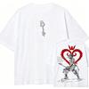 Kingdom Hearts Сора Аниме Любитель Футболка Круглогодичная одежда Личность Одежда Большой Размер Унисекс Новая модель Для пар Высокое качество Мягкая