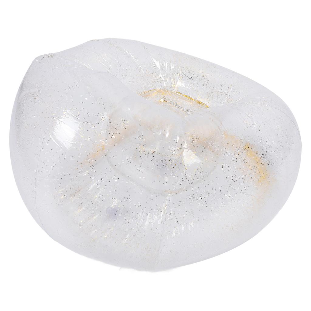 Надувное кресло Удобное Расслабляющее Прозрачное Эргономичное Компактное ПВХ Надувной диван-кресло Золотой