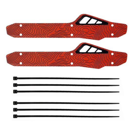 2 шт., защита перьев велосипеда из углеродного волокна, горная дорога, MTB, велосипедная нижняя трубка, цепь, защита рамы, накладка на велосипедную цепь, защитная наклейка