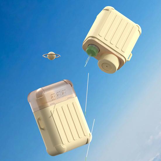 Портативный набор для чистки проколов ушей с 15 мл чистящего раствора для ухода за ушами, одноразовая нить для чистки отверстий для сережек для женщин и девочек, набор инструментов для чистки отверстий для сережек