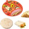 Round Tortilla Warmer Pouch 30cm Pancake Thermal Bag Portable Burrito Cloth Bag Restaurant