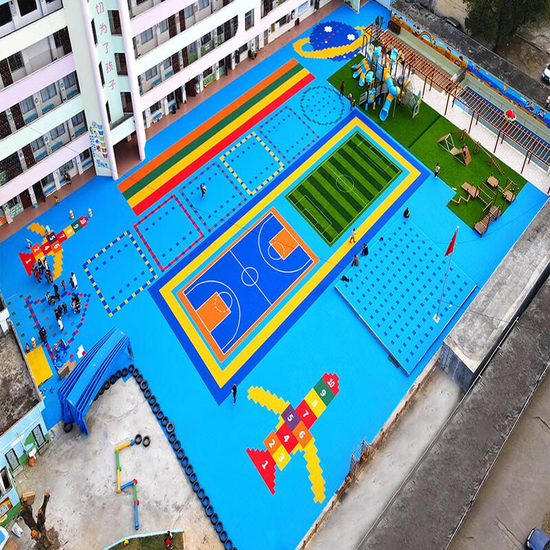 Zhongye Outdoor Suspended Sports Tiles