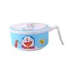 Детская меламиновая миска для кормления WUHE Doraemon с ручкой