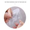 - Крючки многоразовые прозрачные без следов на стене 25 шт.