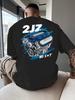 Новая мужская футболка с принтом двигателя 2JZ NORST, принт сзади, темно-синяя, повседневная, с коротким рукавом, дышащая, с круглым вырезом, летний топ