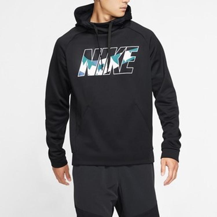 Nike Толстовки Мужские Черные С Капюшоном Умеренная Обычная CK0914-010