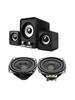 1 Pair O Portable Speakers Full  Speaker 4Ohm 10W  Stereo HiFi Horn Loudspeaker Home Theater Accessories