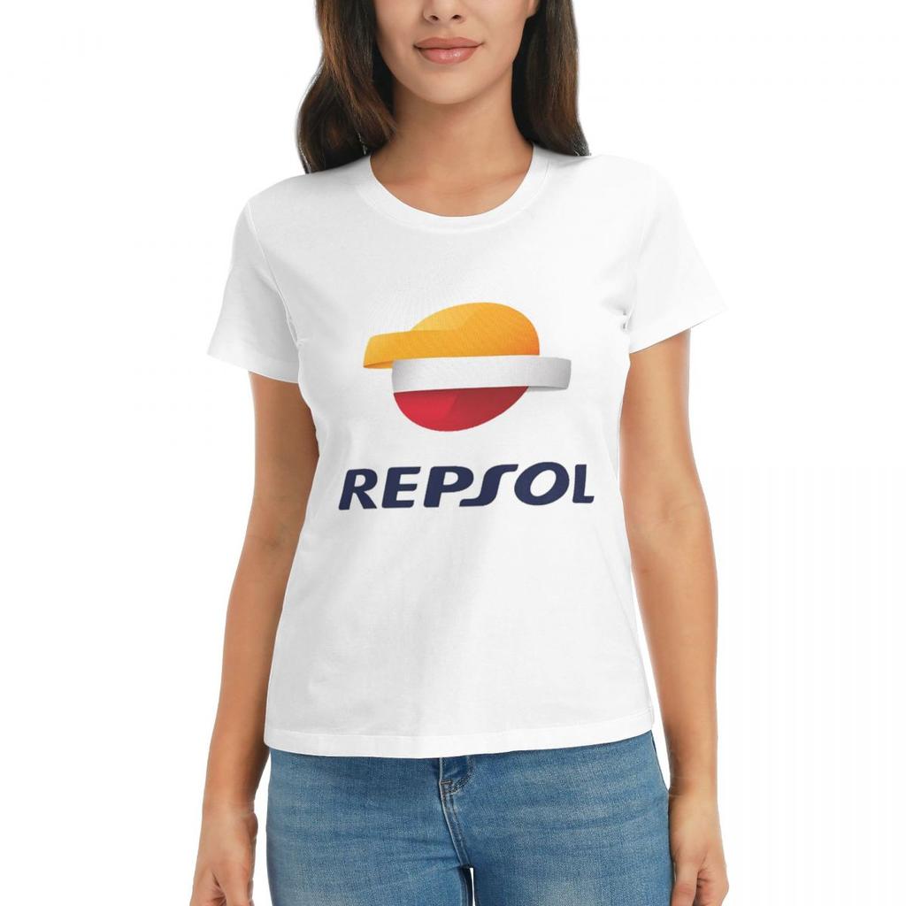 Women TShirt Repsol Summer Short Sleeve Tees ONeck Cotton T Shirts Clothes Tops Streetwear