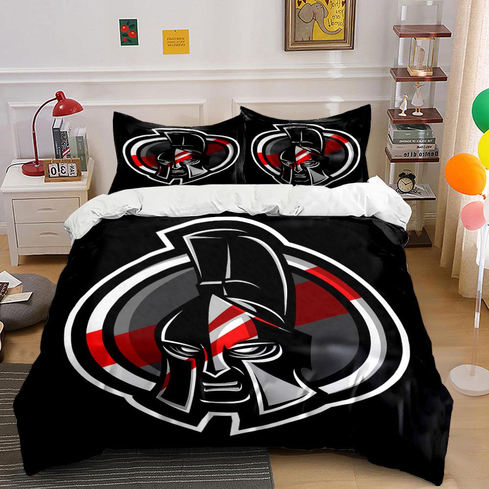 Helmeted warrior logo. Bedding sets Duvet cover sets Duvet covers Pillowcases(1*Duvet Cover 2*Pillowcases without duvet insert)