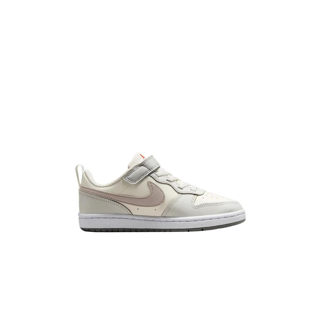 Nike Court Borough Low Recraft Удобные Стильные Универсальные Детские Баскетбольные Кроссовки Детские кроссовки Молочно-белые DV5457127