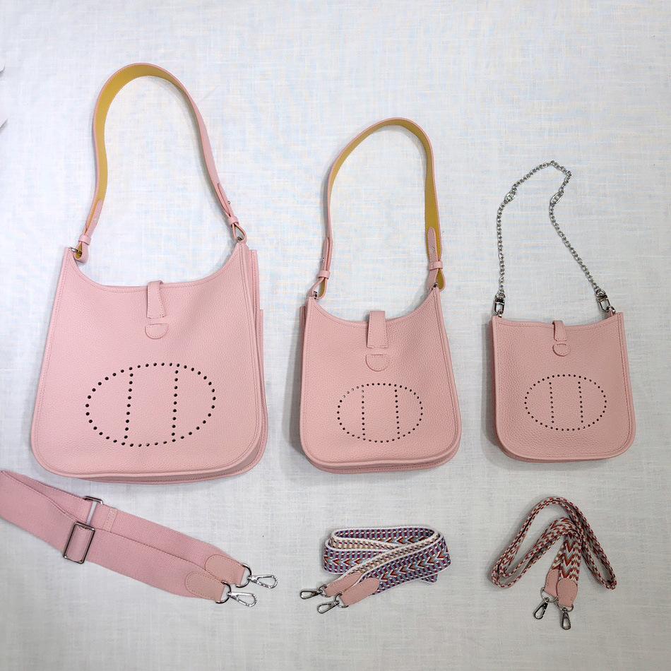 Сумка Evelyn из коровьей кожи первого слоя, женская сумка из натуральной кожи, сумка-ведро с узором личи, мини-повседневная на плечо/кроссбоди