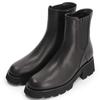Ru Fashion Boots Tank Sole Side Gore Short Boots 2842 Black [Lanvin Bleu]