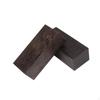 2x Black Ebony Wood Lumber Blank Handle DIY Knobs Block Crafts Fades Resistant Nut Saddles