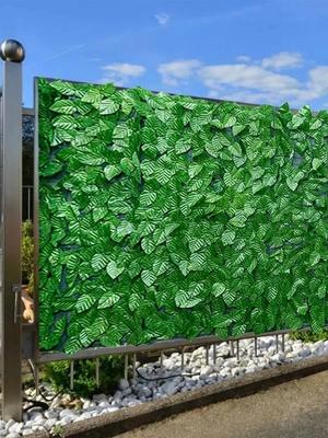 1 шт., забор из искусственных листьев, ландшафтный забор, забор для конфиденциальности, стена, открытый сад, задний двор, балкон, забор