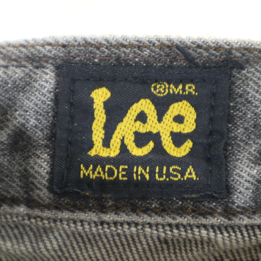 Lee 90-е Сделано в США Старые джинсовые брюки W29 серые Джинсы на пуговицах Мужские Б/У