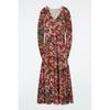 COS Japan Printed Semi Sheer Knit Maxi Dress