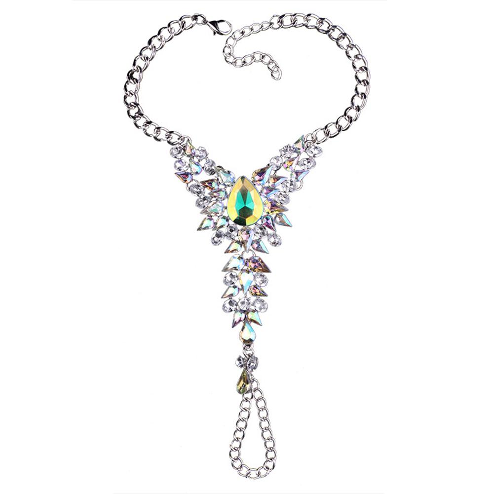 Fashion Simple Exquisite Shimmer Rhinestone Anklet Women Foot Ornaments