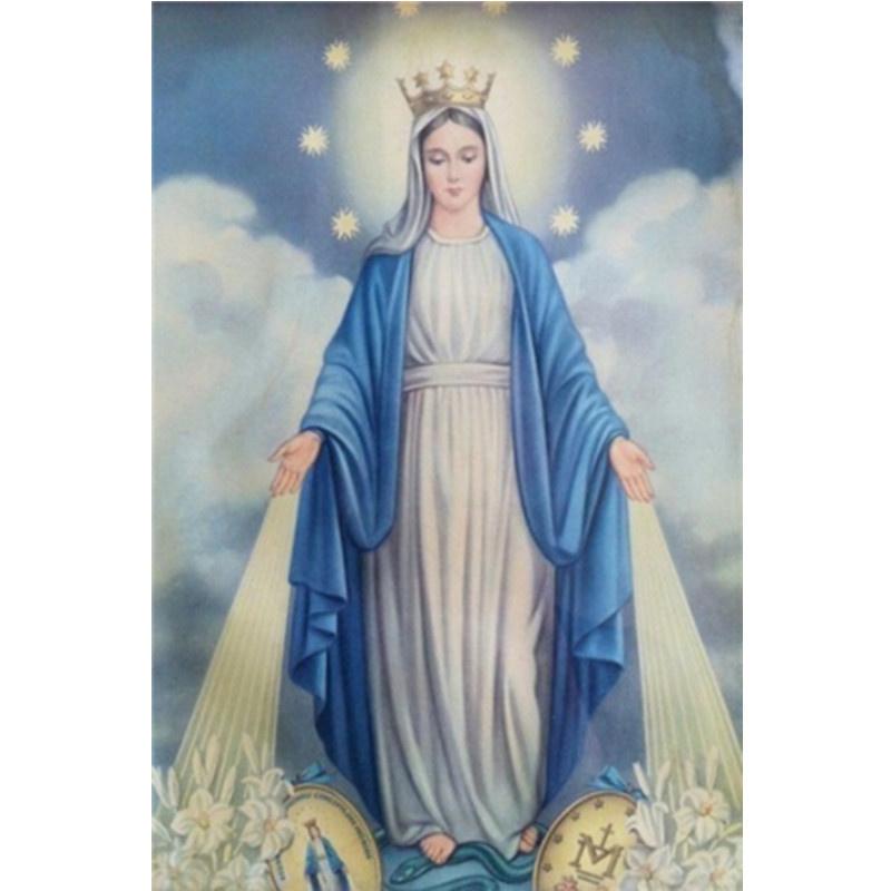 5D DIY Алмазная картина Благочестивая молитва Алмазная вышивка Набор для вышивки крестом Полный горный хрусталь Мозаика Домашний декор