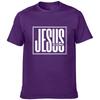 Jesus Is King Print Men Summer T-shirt Christian Religion God Faith T Shirt Men's Short Sleeve Clothing Tees Fashion Camisetas