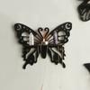 1 шт. черная полая винтажная плавающая бабочка в форме настенного декора, стеллаж для хранения, деревянная полка