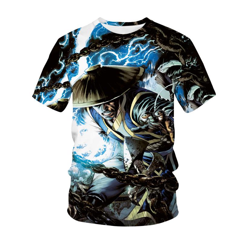 Mortal Kombat 3D Print T-Shirt Fashion Fighting Game Streetwear Kids Sport Casual T Shirt Boy Girl Oversized Tees Tops Clothing