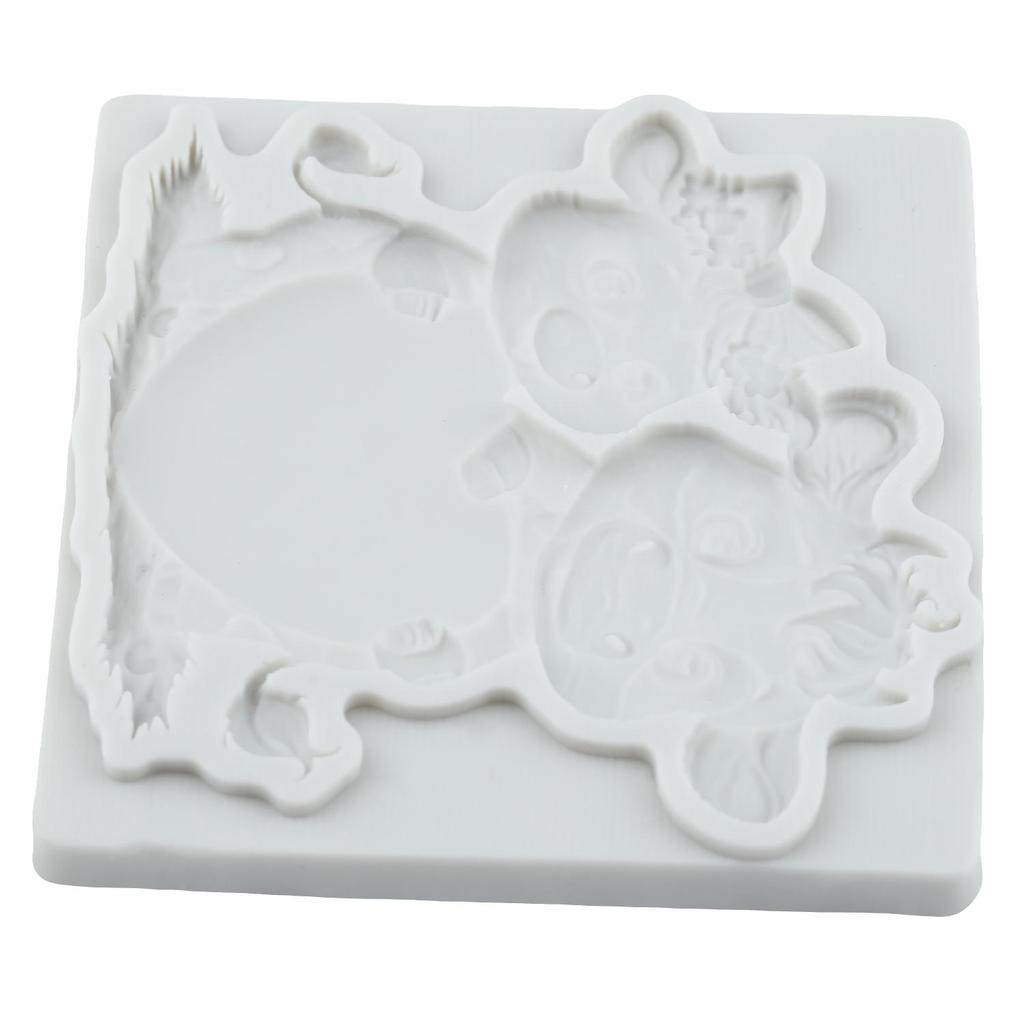 Cow Silicone Mold Cattle Love Heart Fondant Molds Cake Decorating Tools Cupcake Topper Candy Sugar Craft Gum Paste Polymer Clay