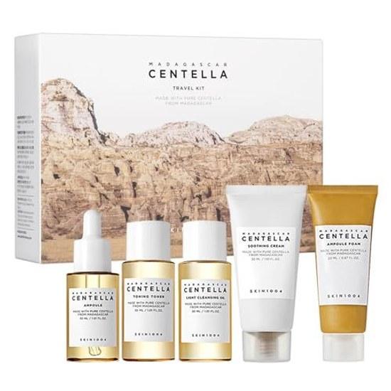 SKIN1004 Centella Travel Kit toner ampoule foam point remover soothing cream