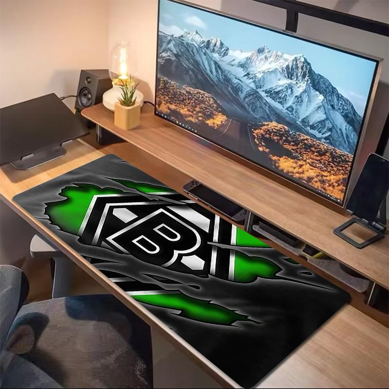 Borussia Mönchengladbach Print Cushion Non-slip Laptop Tablet Big Mousepad XXL Mat Mini PC Playmat With Lock edge