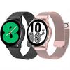 22 мм 20 мм Миланский ремешок для Samsung Watch 3/4/5/Active 2 Магнитный браслет из нержавеющей стали для Huawei Watch 3/GT 2/Amazfit GTR