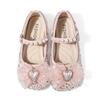 Весна-Осень Детские кожаные туфли Милые праздничные свадебные туфли для девочек Модные детские туфли принцессы с блестками и жемчугом на плоской подошве