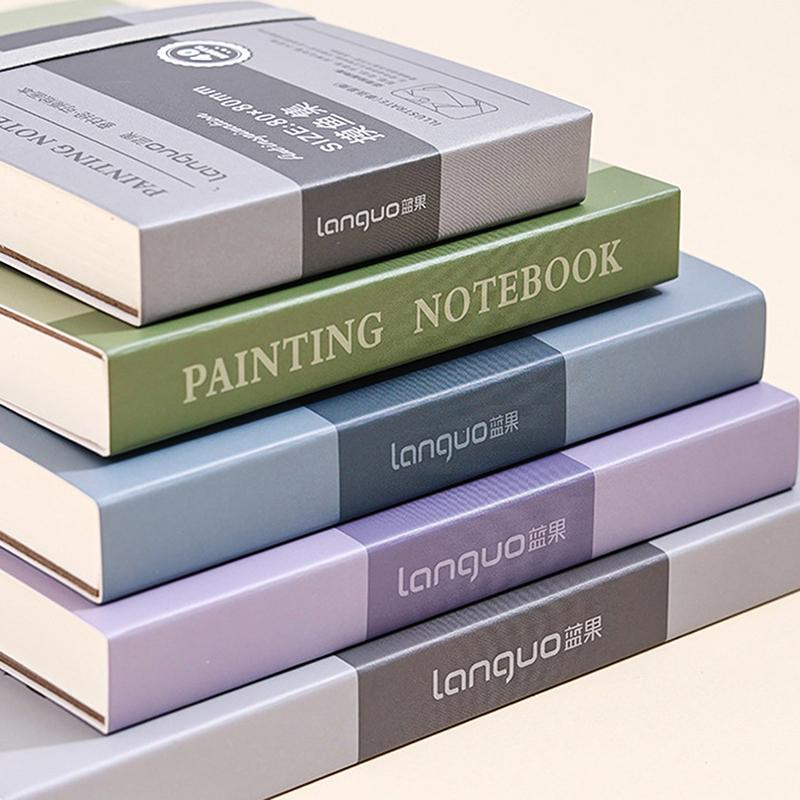 250Gsm Бумага разрываемая тетрадь для рисования Справочник 40 листов Профессиональный толстый картон Акварельный альбом для рисования Граффити Мини-книги