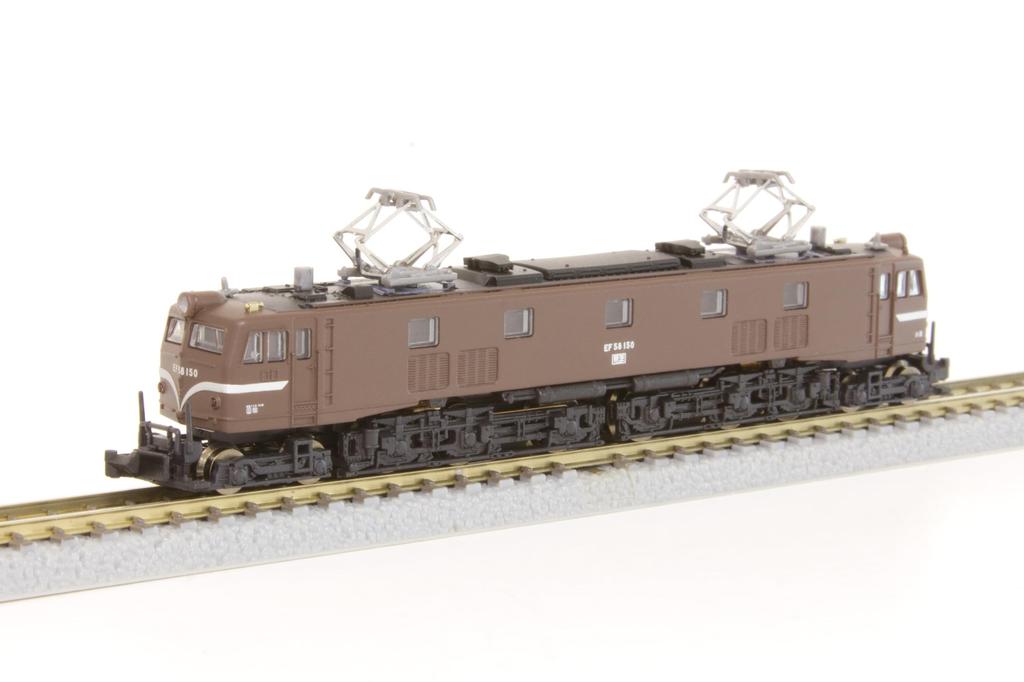 Rokuhan Z gauge EF58 type 150 small window brown model railway electric locomotive T039-2