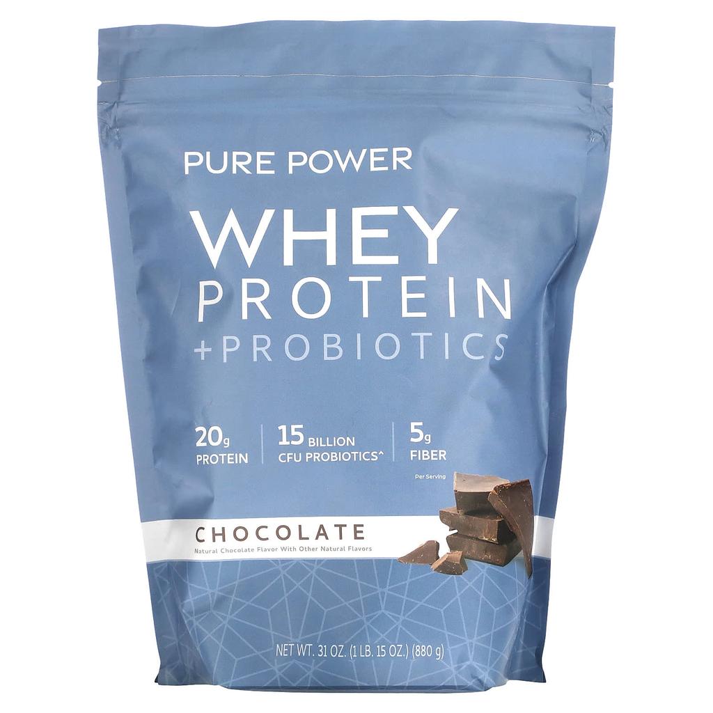 Dr. Mercola Pure Power, Whey Protein + Probiotic, 1 Lb 15 Oz (880 G)