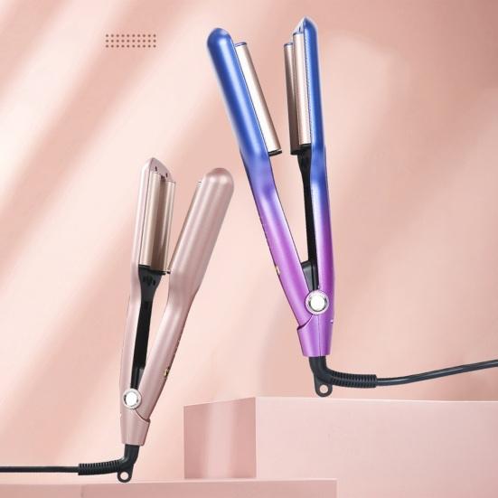 25/32MM Egg Roll Curling Iron 5 Temperature Adjustable French Wave Hair Curler Quick Heating Electric Hair Crimper Waver Women Wavy Hair Curling Wand