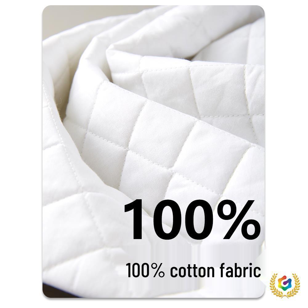 Наволочка для подушки с гречневой лузгой: Чистый хлопок, Двойная молния, Утолщенный, Безопасный для детей мешок для наполнителя подушки, Домашний текстиль.