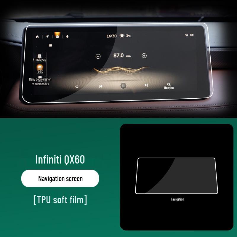Защитная пленка для консоли и экрана Infiniti QX60 (2022-2024 гг.)
