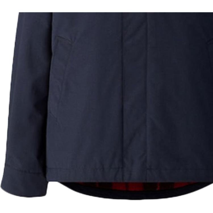 Uniqlo × Флисовая куртка JW Anderson с отстегивающимся капюшоном, однобортная, мужская, темно-синяя 422092-69
