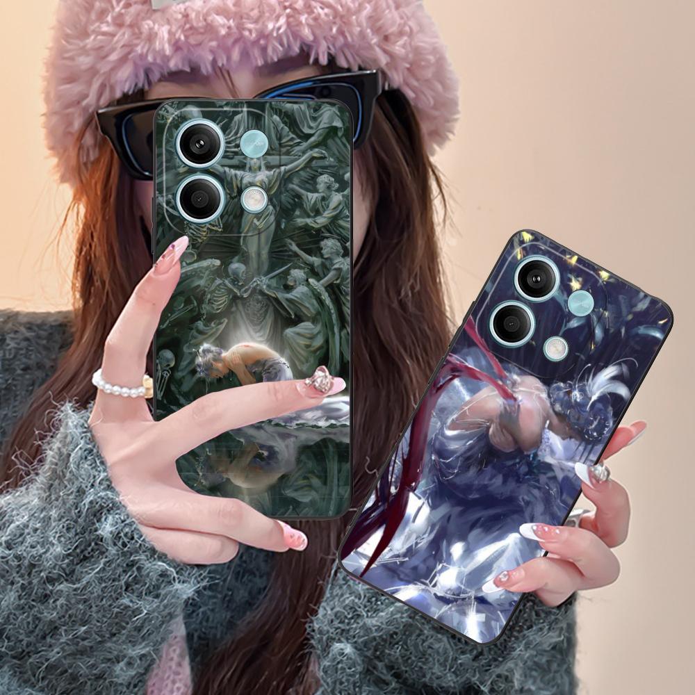 Anime Ghostblade Mobile Phone Case for POCO M7 M6 M5 M4 M3 X7 X6 X5 X4 X3 Pro GT 5G Colorful Printing Cover Cellphones Cover