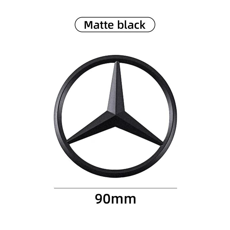 TFMAT1 For Mercedes Benz 9cm ABS Car Rear Decal Trunk Emblem Sticker For Mercedes Benz S320 W164 W203 W204 W168 C180 E320 A200 CLA CLK