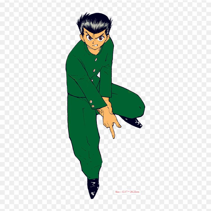 Yusuke Urameshi Hiei Clipart термопереводные картинки, виниловые термопереводные наклейки для глажки, термонакладки на футболку для декора одежды