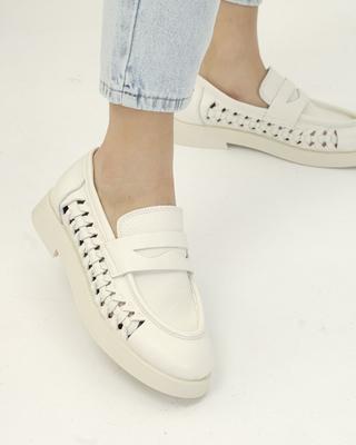 Лоферы женские Tucino 152312 36 молочные кожа