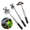 Weeding Hoe 2 In 1 Manual Weed Remover Hand Weeding Removal Puller for Garden And Lawn Loosening Soil Weeding Grass
