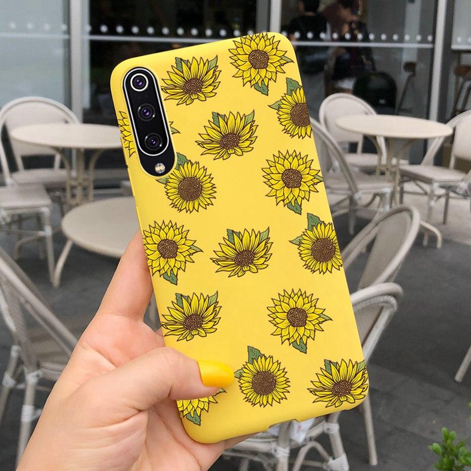 Phone Case For Xiaomi Mi 9 Lite Case Cute Silicone Back Cover For Xiaomi Mi 9 SE Mi9 9SE Mi9lite Phone Shell Soft TPU Bumper