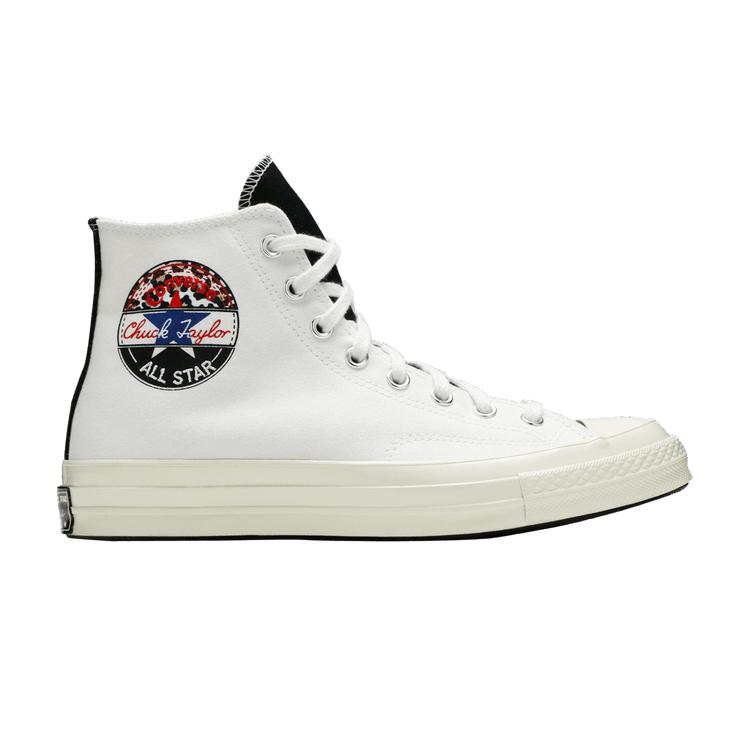 Men's Sneakers Converse Chuck 70 Hi Logo Play White University Red White/University Red/Rush Blue