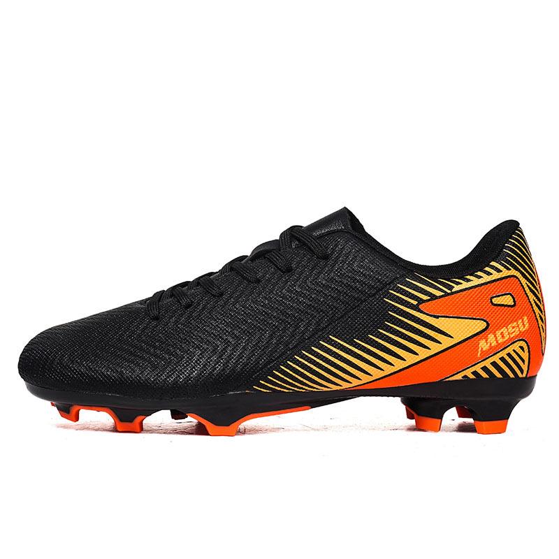 Men Football Boots Long Spikes High Ankle Soccer Shoes FG Outdoor Grass Cleats Soccer Boots Training Sport Football Shoes