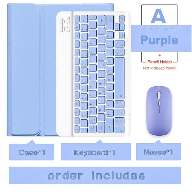 Magic Keyboard Wireless Mouse Tablet for Samsung Galaxy Tab A8 Case 10.5" Tab A7 S7 FE Puls 12.4" Tab S8 11" Tab S6 Funda Cover