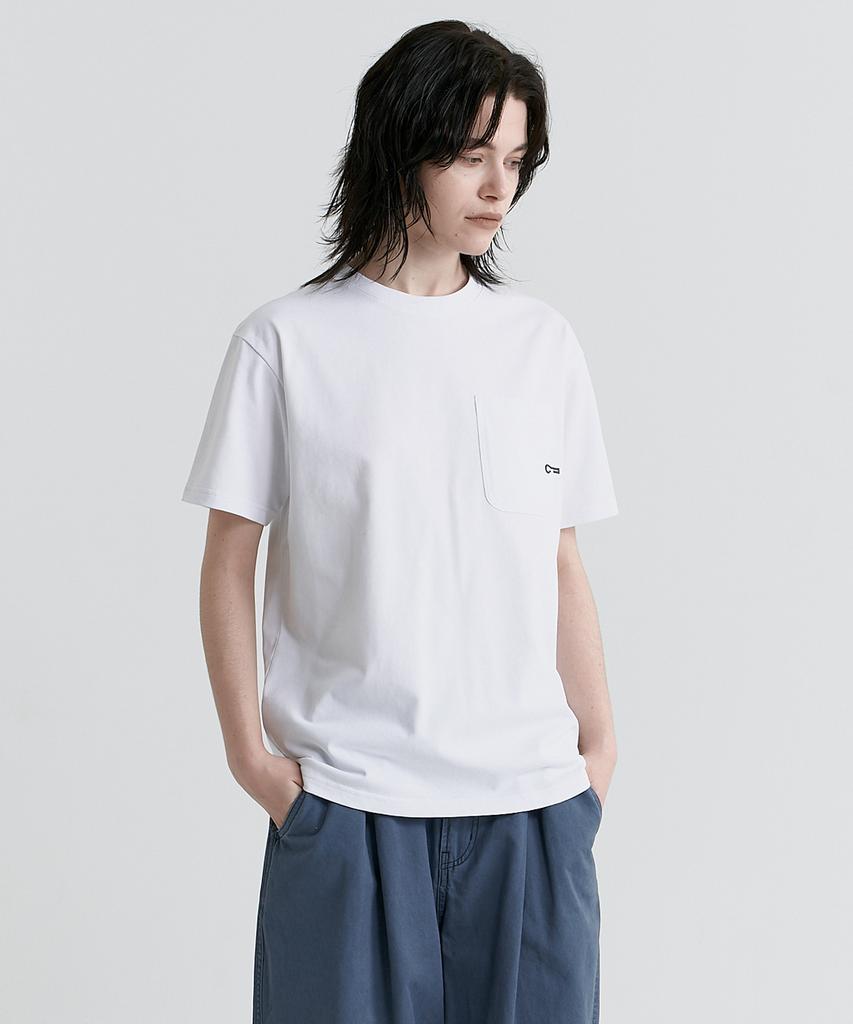 MAGOODGAN Swagver 3593 Футболка с пуговицей Полуприлегающего кроя Короткий рукав Цвет: Кремовый