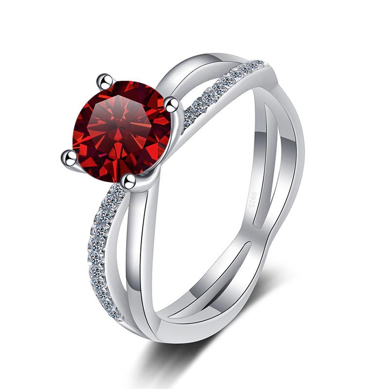 Bague Ringen Роскошные ювелирные изделия из стерлингового серебра 925 пробы, 1 карат, цвет D, кольцо с муассанитом и бриллиантом для свадьбы, полые кольца с четырьмя когтями и крестом