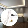 20 Pieces Ceiling Fan Switch Pendant Extension Decor White Multifunctional Light Pull Cord String