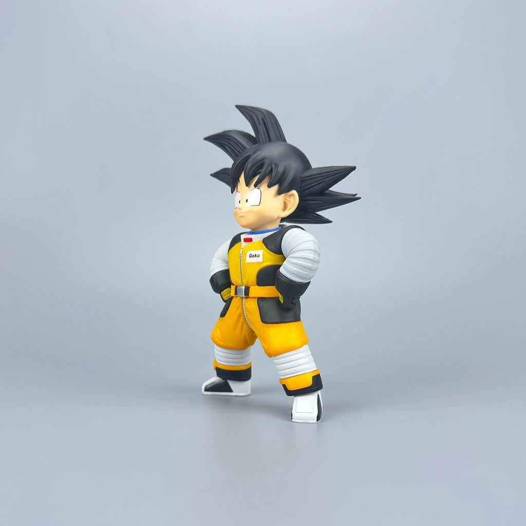 Фигурка Аниме Dragon Ball ПВХ Q-версия Скафандр Гоку Криллин Коллекционная Модель Настольное Украшение Для Фанатов Аниме Модная Игрушка Подарок